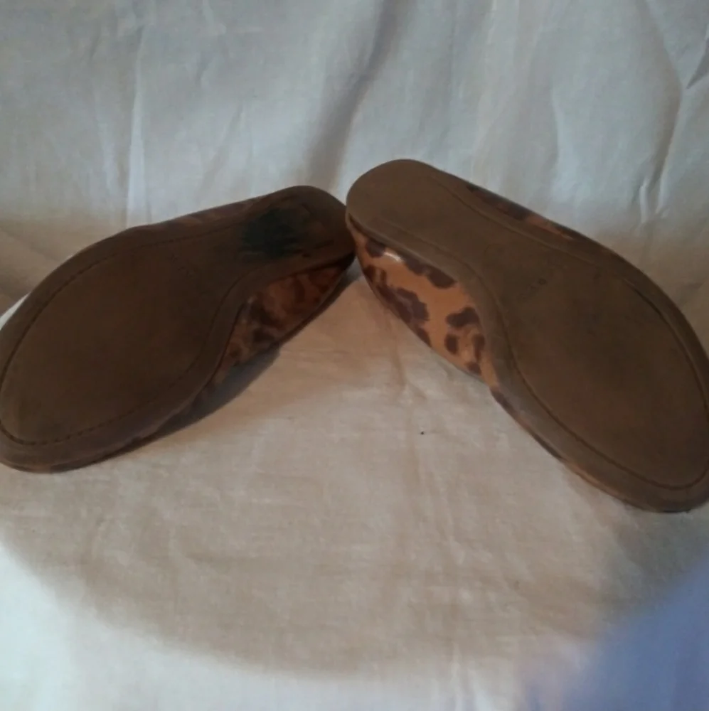 J. Crew Ballet Flat Leopard Loafer   c